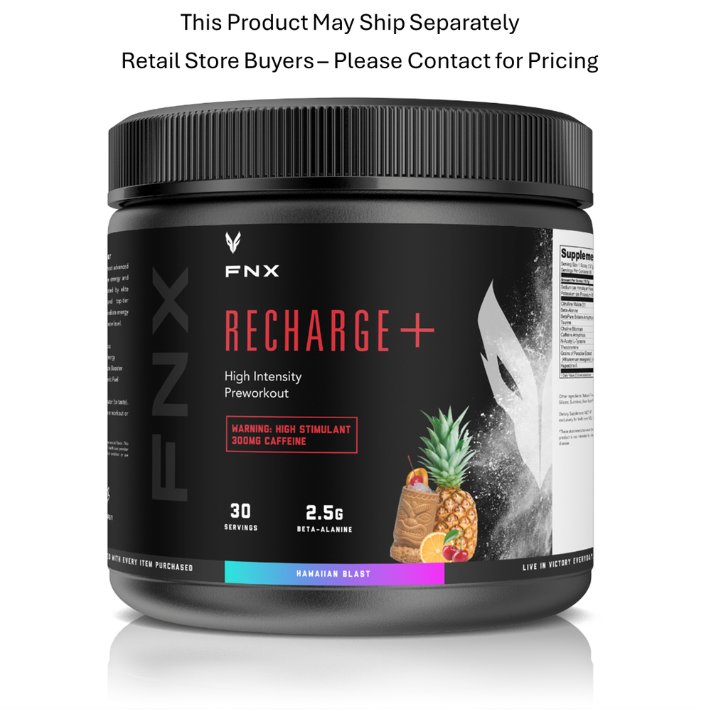 RECHARGE+ Pre-Workout 345g (Hawaiian Blast)