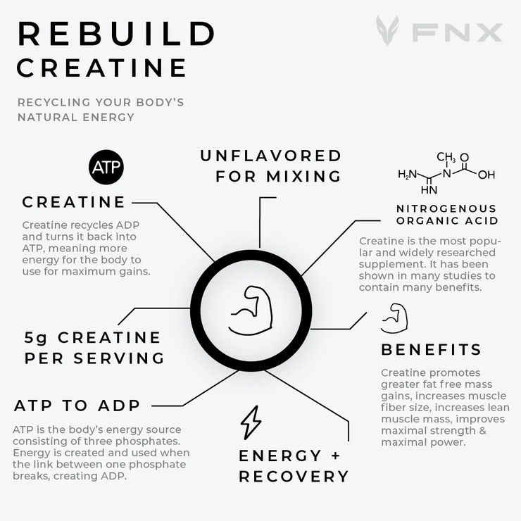 
                  
                    REBUILD - Creatine Monohydrate 500g
                  
                