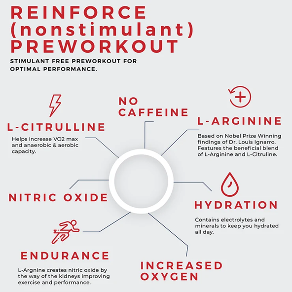 
                  
                    REINFORCE Stimulant-Free Pre-Workout 345g (Peach Mango)
                  
                