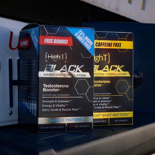 thumbnail image 2 of HIGH T Black Testosterone Booster - 120 Capsules, Stamina & Sex Drive Support With Zinc & Fenugreek 2 of 3
