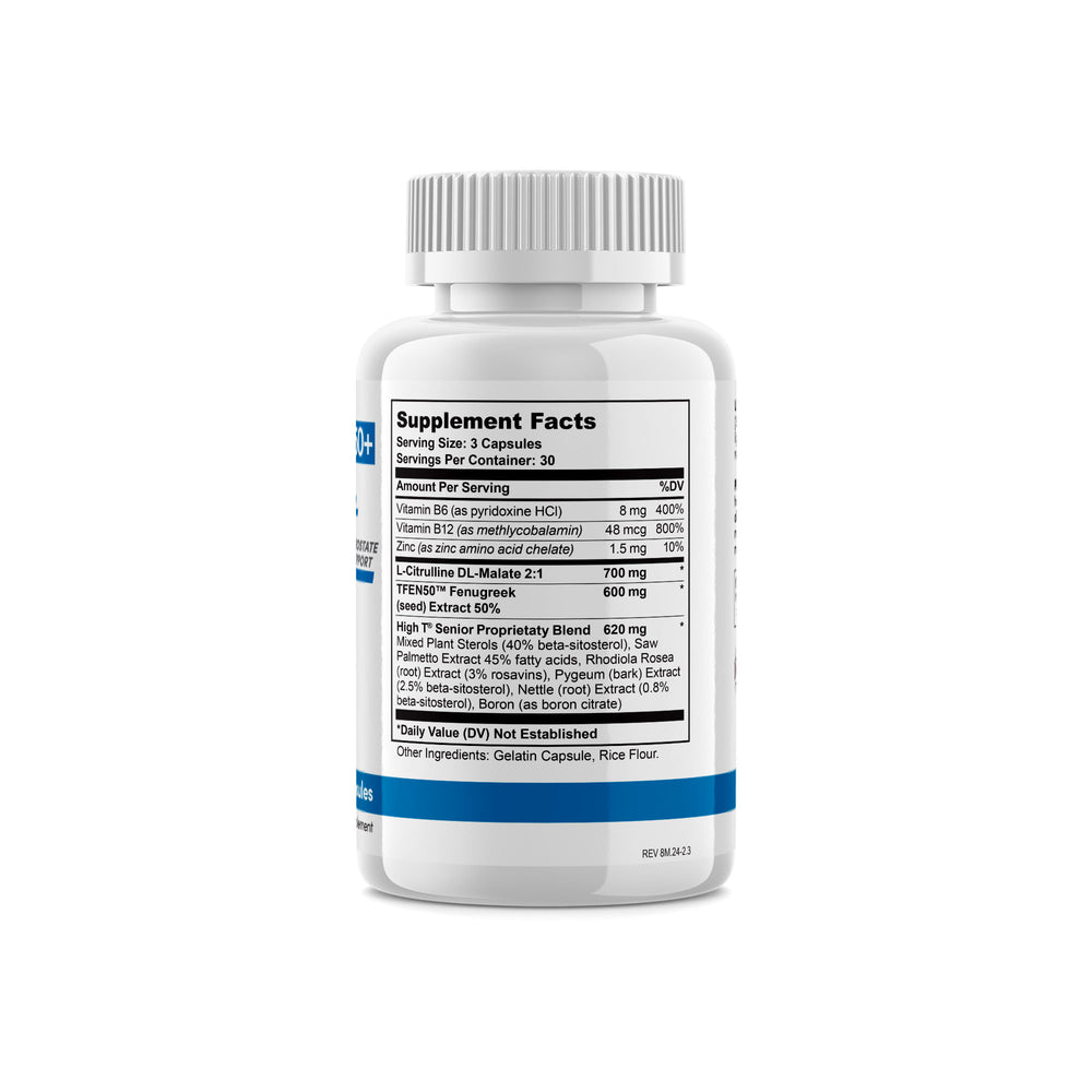 
                  
                    [High T] SENIOR - Testosterone Booster + Prostate Support 90ct
                  
                