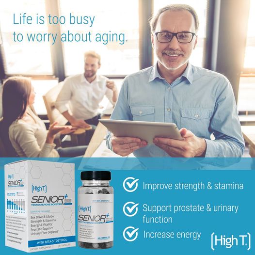 
                  
                    [High T] SENIOR - Testosterone Booster + Prostate Support 90ct
                  
                