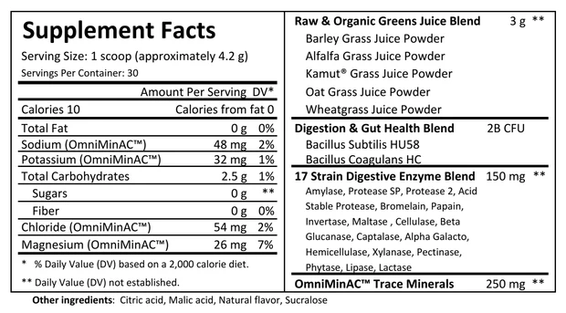 
                  
                    REBALANCE - SuperGreens 126g (Strawberry Dragonfruit)
                  
                