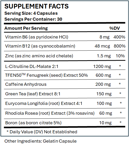 [High T] BLACK Hardcore 120ct